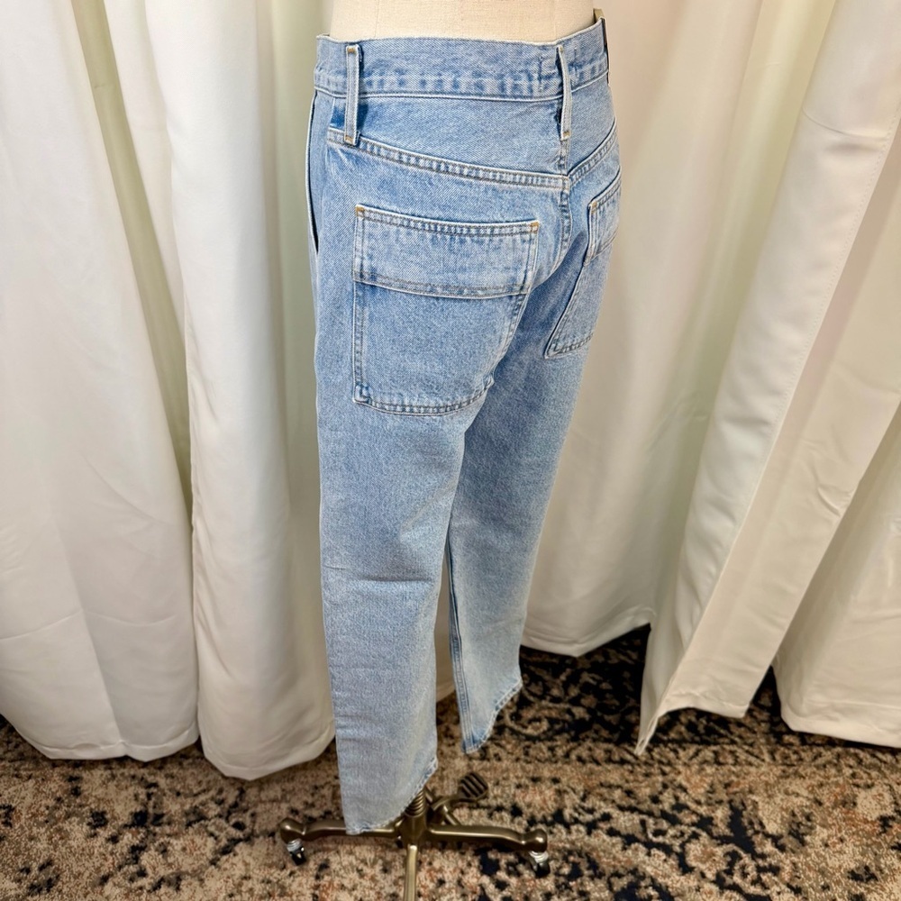 NWT AGOLDE ‘Cooper’ Cargo Jeans in “Rank” Wash Size 24 - Picture 7 of 16